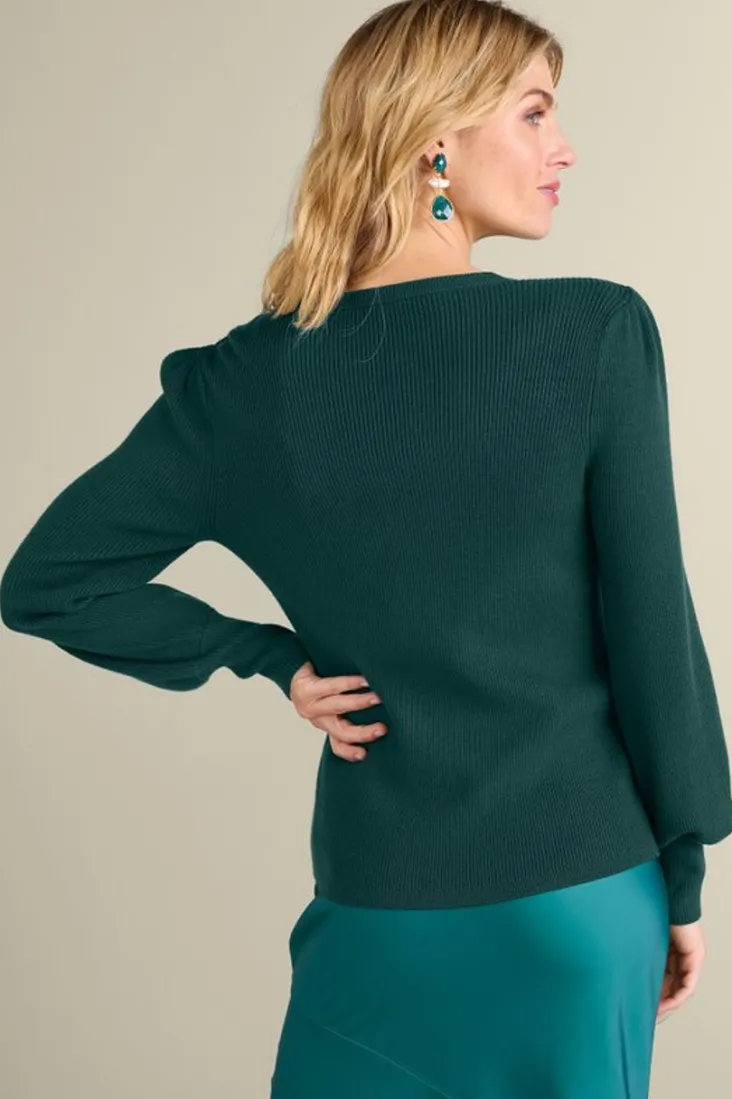 tyla_button_shoulder_sweater_2.webp Best Sale Soft Surroundings Tyla Button Shoulder Sweater
