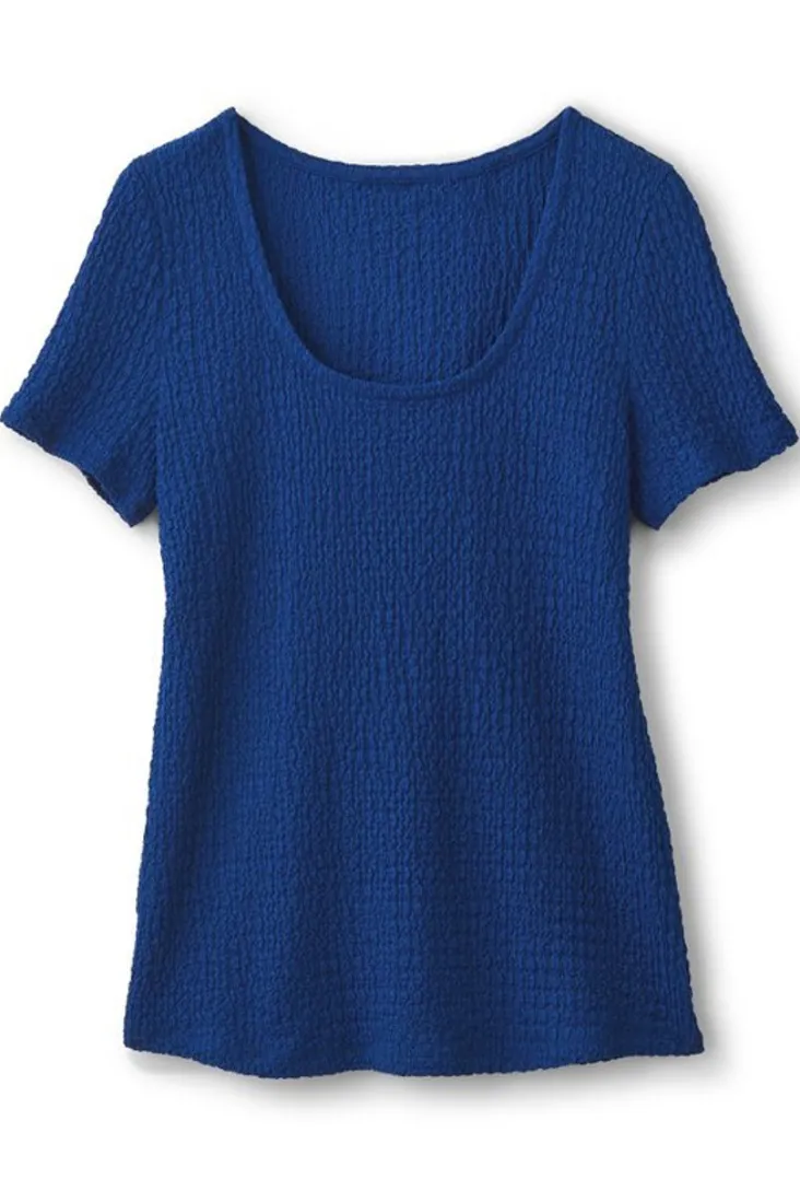 Cheap Soft Surroundings Ursula Knit Tee Sapphire