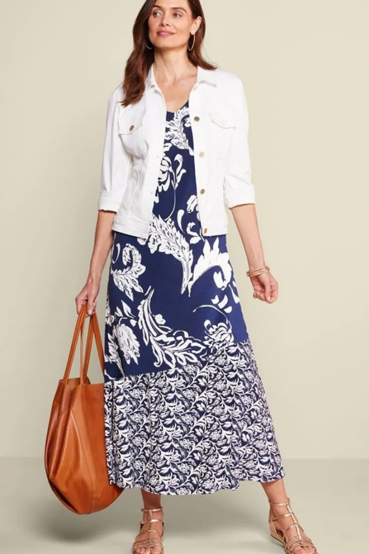 vaila_maxi_dress_5.webp Sale Soft Surroundings Vaila Maxi Dress OceanAirScarf/AzoresDi