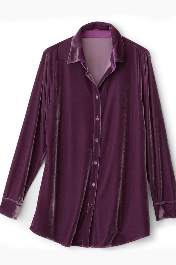 velvet_boyfriend_tunic_shirt_15.webp New Soft Surroundings Velvet Boyfriend Tunic Shirt