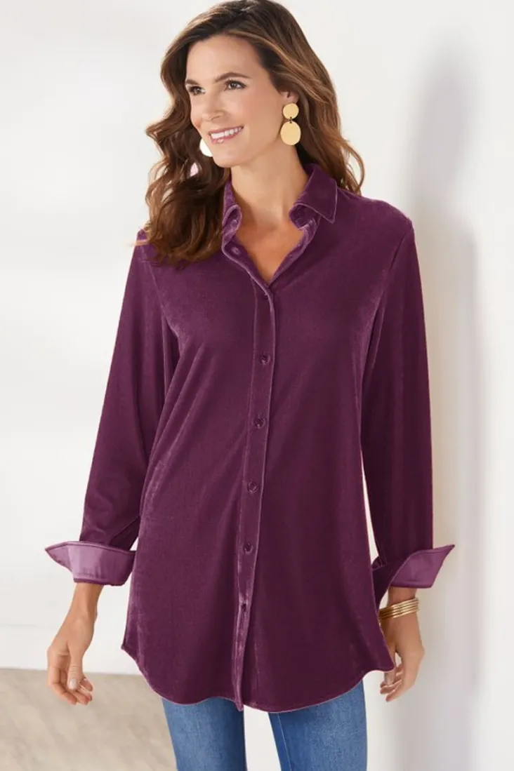 velvet_boyfriend_tunic_shirt_16.webp New Soft Surroundings Velvet Boyfriend Tunic Shirt
