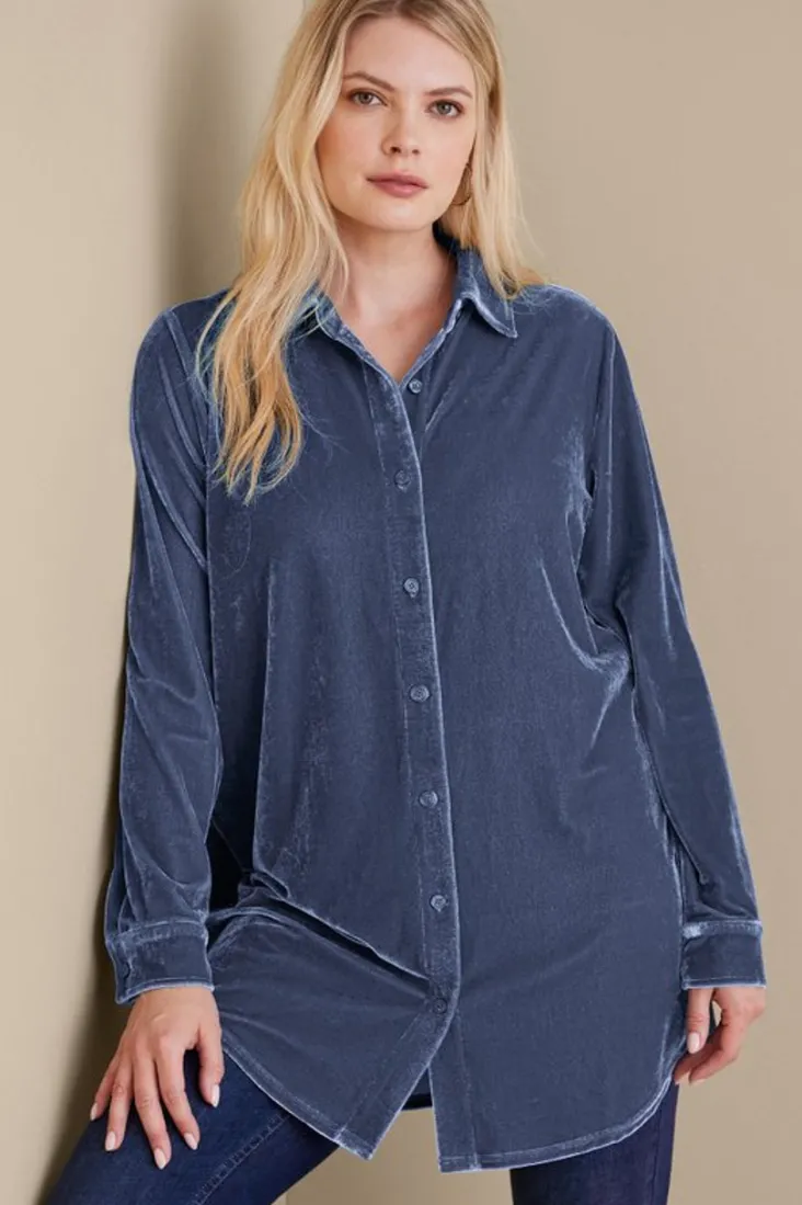 velvet_boyfriend_tunic_shirt_40.webp New Soft Surroundings Velvet Boyfriend Tunic Shirt