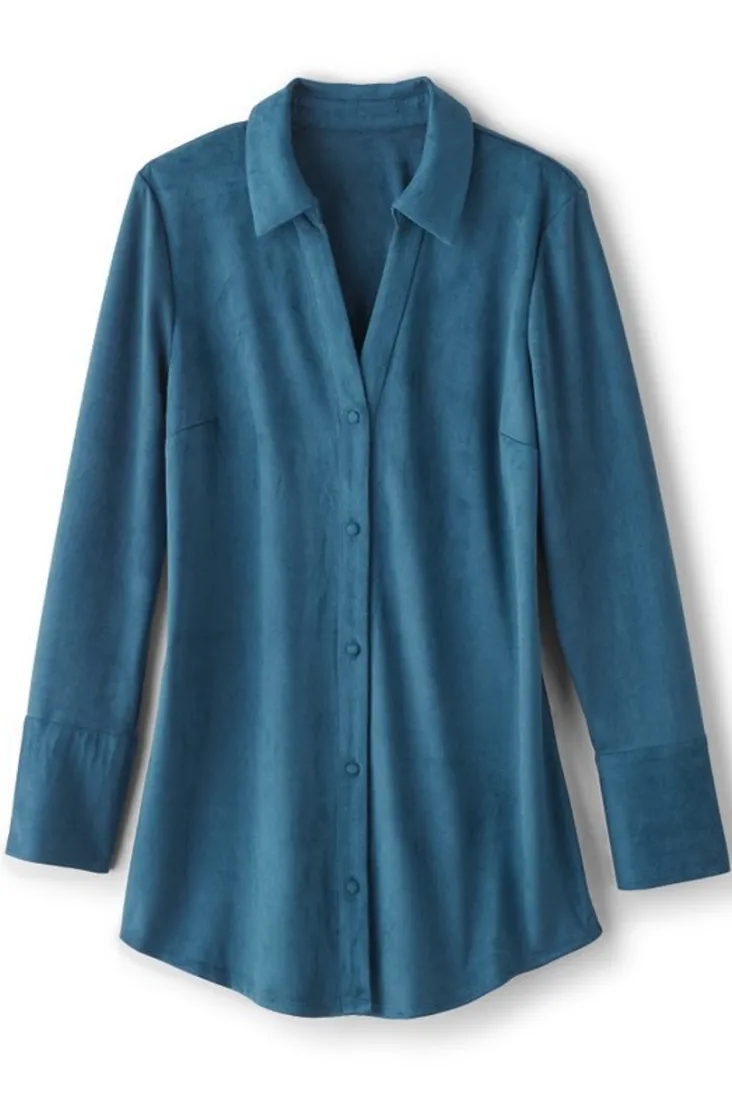 Store Soft Surroundings Vida Faux Suede Tunic