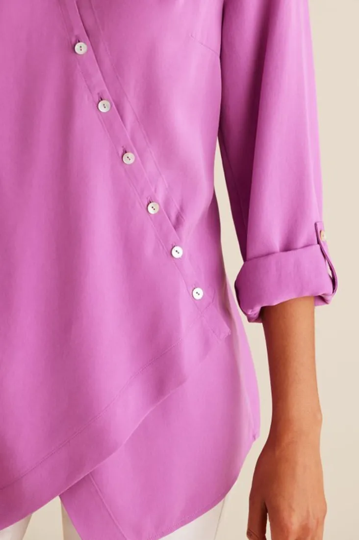 washed_tencel_tunic_86.webp Best Sale Soft Surroundings Washed Tencel™ Tunic LightWashDenim